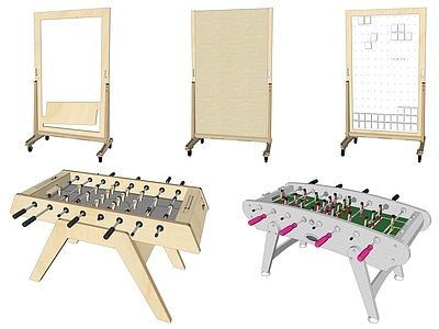现代桌上足球 移动支架 移动白板