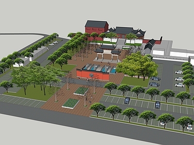 新中式寺庙建筑