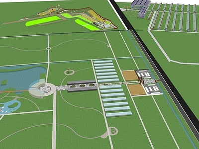 现代农业建筑 生态园 田园综合体 农家乐 农场乐园