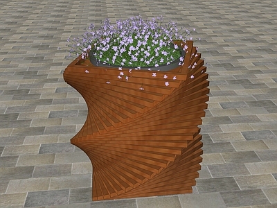 现代花箱