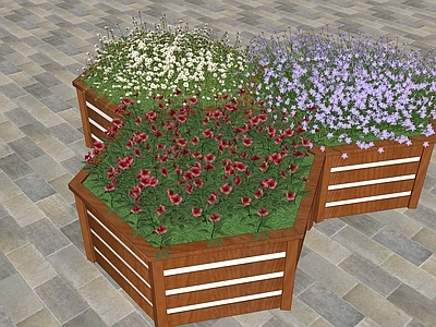 现代花箱