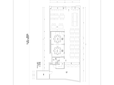 小餐饮 粉店 平面图施工图