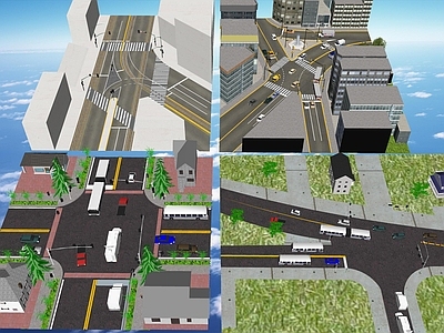 现代道路 绿化 高速公路建设 硬化