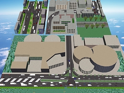 现代道路 绿化 高速公路建设 硬化