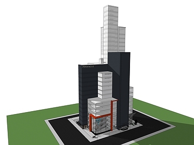 现代金融建筑 CBD摩天大楼