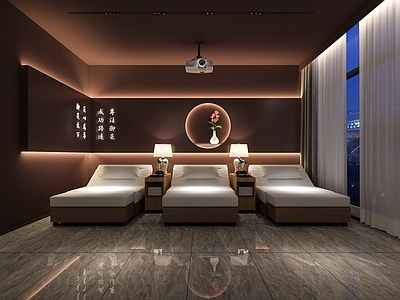 新中式洗浴中心包厢