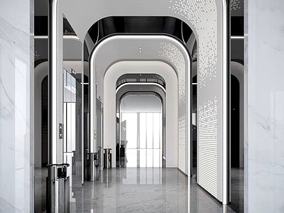 现代公司电梯间