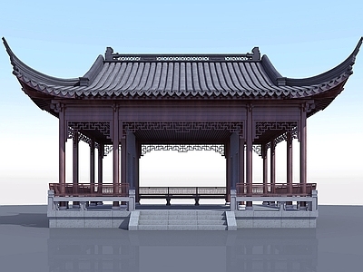 新中式凉亭