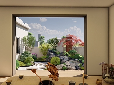 日式屋顶花园