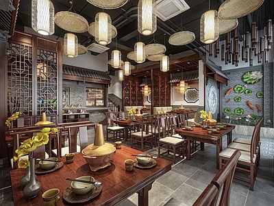 中式火锅店