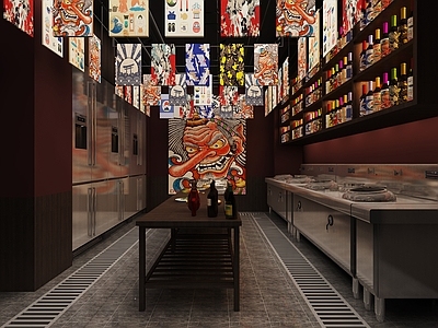 日式后厨空间