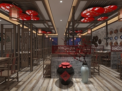 中式烧烤店