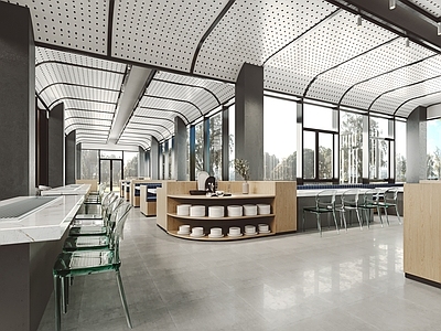 现代自助餐厅