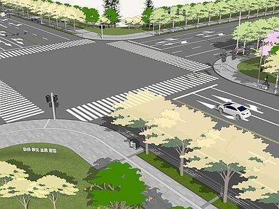 现代道路景观