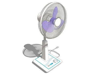 现代落地电风扇