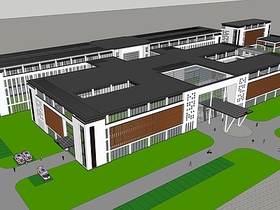 新中式医疗建筑 中医院