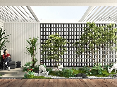 现代植物堆 植物景观造景