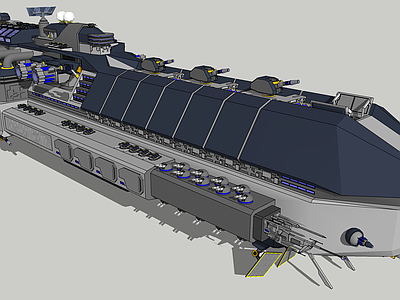 现代科幻飞船 护卫舰