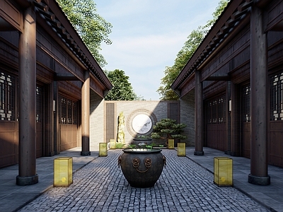 中式西北地区民居