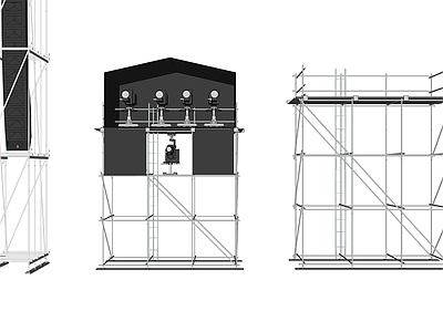 现代演出会桁架 灯光棚 线阵 桁架