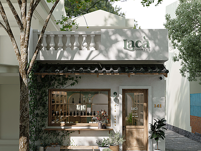 日式花店门头 专卖店