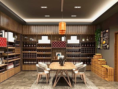现代红酒专卖店