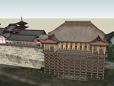 日式寺庙建筑