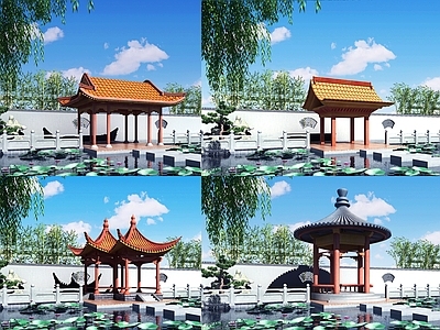 新中式亭子