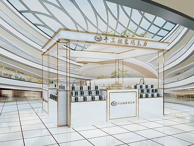 现代手工巧克力店 商场展区