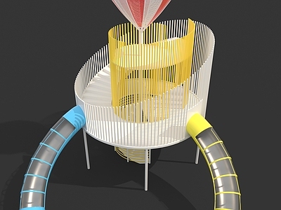 现代告白气球滑梯组合
