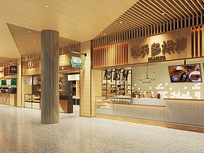 日式小吃街 美食街 寿司店 西式糕点店 烘培店 面包店