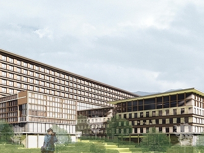 新中式现代医疗建筑