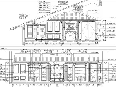 欧式古典商务会所 施工图