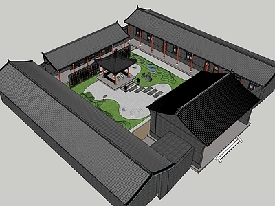 新中式四合院