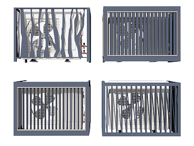 现代其他架子 空调架 空调装饰