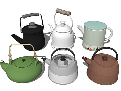 现代茶具 茶壶 水壶