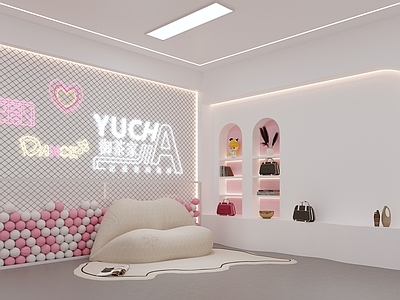 现代包包店美陈