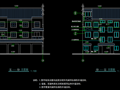 04 徽派三层民居建筑施工图