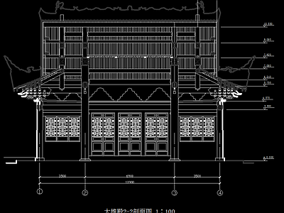 四川开善寺古建筑维修施工图