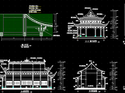 鸣钟寺大雄宝殿建筑施工图