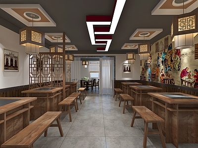 中式火锅店