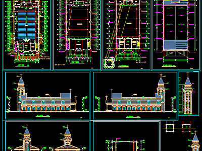 基督教堂 施工图