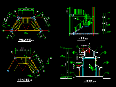 古建仿唐紫云阁 施工图