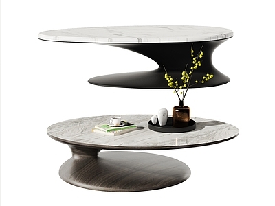 现代茶几 大理石茶几 异形茶几