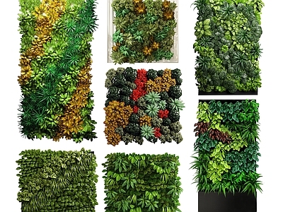 现代绿植墙