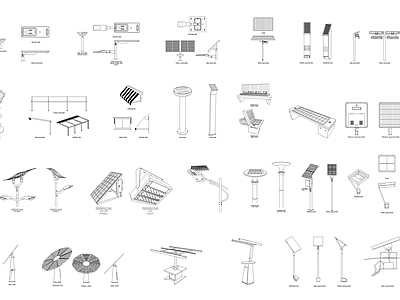 太阳能路灯CAD 施工图