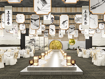 新中式酒店宴会厅
