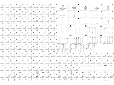 灯具 路灯台灯图库 平立面 施工图