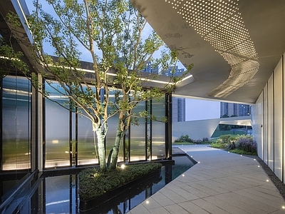 高品质示范区cad施工图 土建水电植物  居住区景观