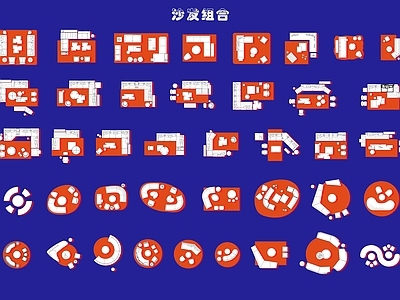 意式家具CAD图库 施工图 平面图块